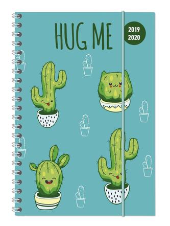 Collegetimer Cactus 2019/2020 - Kaktus - Schülerkalender A5 (15 x 21)