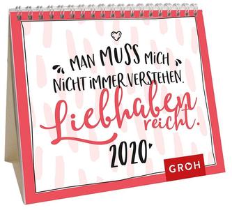 Man muss mich nicht immer verstehen, liebhaben reicht 2020: Mini-Monatskalender