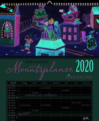Auf Reisen Großer Monatsplaner 2020