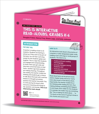 On-Your-Feet Guide: This Is Interactive Read-Alouds, Grades K-6 On-Your-Feet Guide: This Is Interactive Read-Alouds, Grades K-6