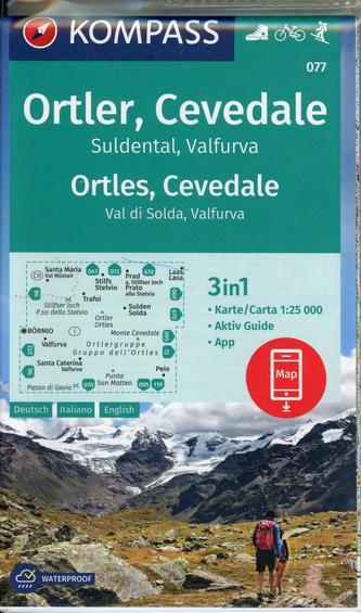 Ortler, Cevedale 1:25 000