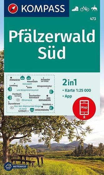 Pfälzerwald Süd 1:25 000