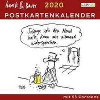 Hauck & Bauer Postkartenkalender 2020
