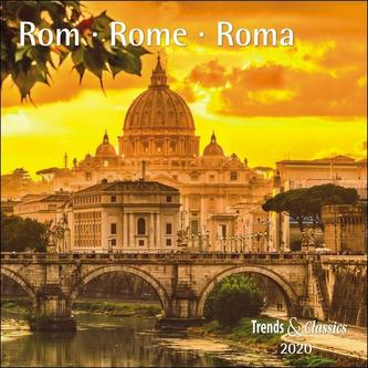 Rom Rome 2020 - Broschürenkalender - Wandkalender - mit herausnehmbarem Poster