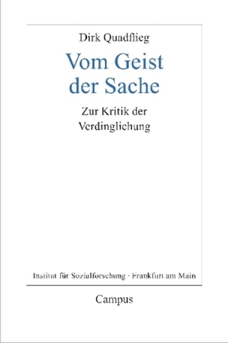 Vom Geist der Sache