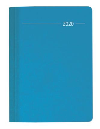 Buchkalender Silk Line Aqua 2020 - Bürokalender A5