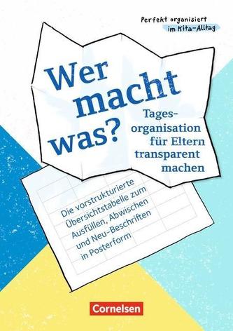 Wer macht was? - Tagesorganisation für Eltern transparent machen