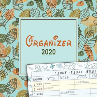 Familien Organizer 2020 Artwork Planer