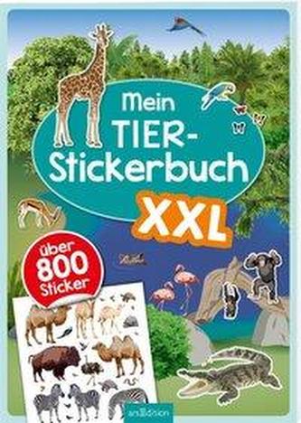Mein Tier-Stickerbuch XXL