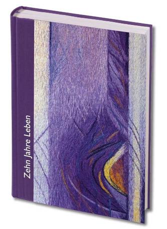 Zehn Jahre Leben - lila