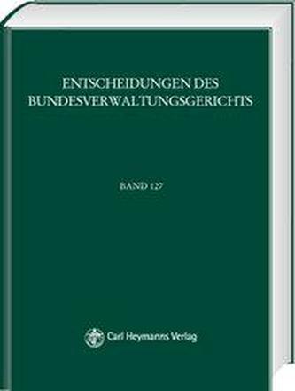 BVerwGE - Entscheidungen des Bundesverwaltungsgerichts
