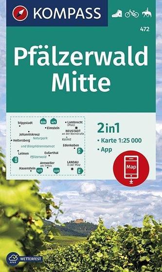 Pfälzerwald Mitte 1:25 000