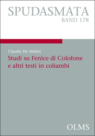 Studi su Fenice di Colofone e altri testi in coliambi