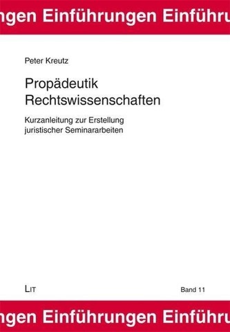 Propädeutik Rechtswissenschaften