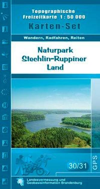 Naturpark Stechlin-Ruppiner Land Nord, Naturpark Stechlin-Ruppiner Land Süd 1 : 50 000