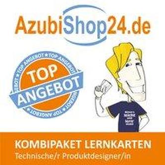 AzubiShop24.de Kombi-Paket Lernkarten Technische/-r Produktdesigner/-in