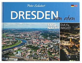 Dresden von oben - Tag und Nacht