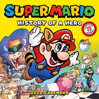 Nintendo: Super Mario Retro 2020 Wall Calendar