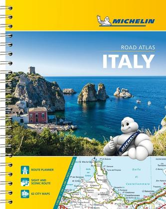 Michelin Straßenatlas Italien mit Spiralbindung