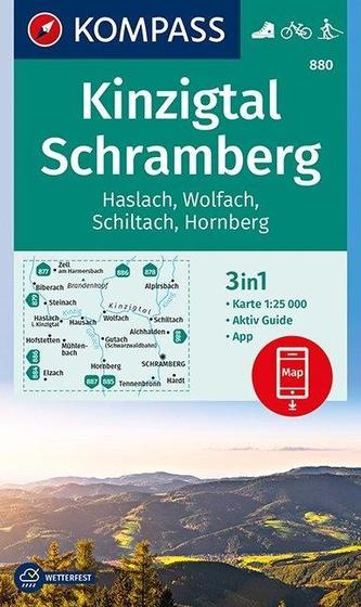 Kinzigtal Schramberg, Haslach, Wolfach, Schiltach, Hornberg 1:25 000
