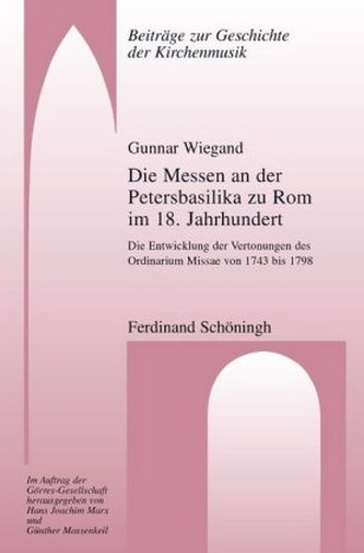 Die Messen an der Petersbasilika zu Rom im 18. Jahrhundert