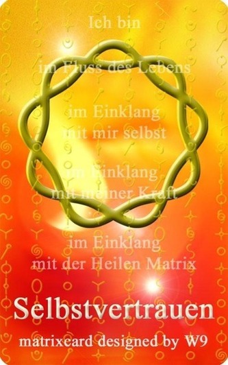 3D Matrixkarte Selbstvertrauen