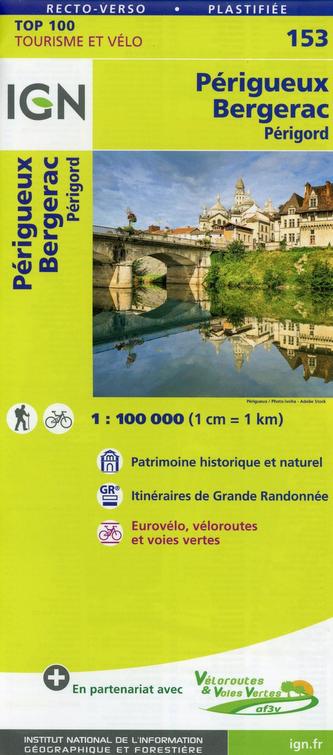 Périgueux Bergerac 1:100 000