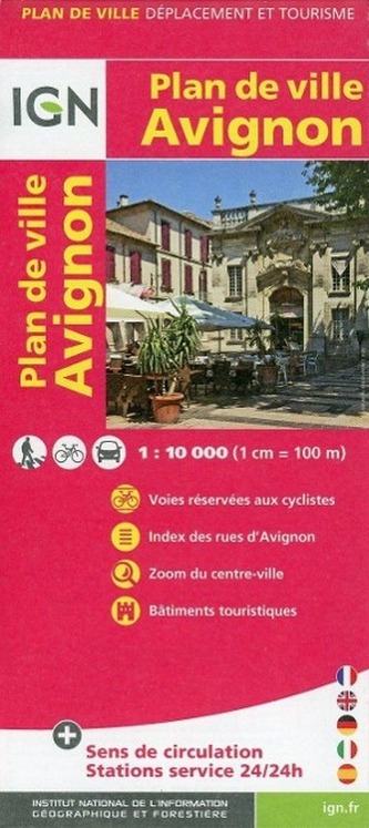 Avignon Plan de Ville 1 : 10 000