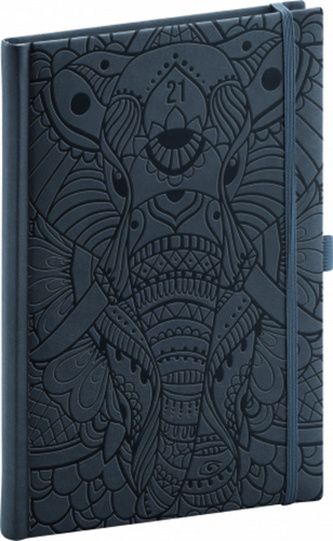 Týdenní diář Vivella Fun 2021, slon, 15 × 21 cm