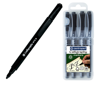 Centropen Kaligrafické popisovače 4 ks