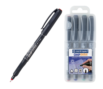 Popisovač CENTROPEN F 2636 - sada 4 ks