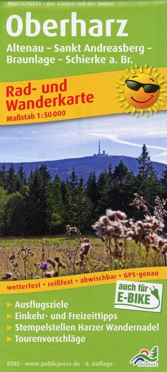 Oberharz - Altenau, St. Andreasberg, Braunlage, Schierke a. Br. 1:50 000