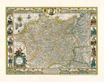 Historische Karte: Deutschland - Germania, Reprint 1607