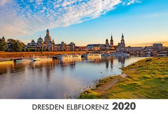 Dresden Elbflorenz 2020 Kalendarium weiß 45x30 cm