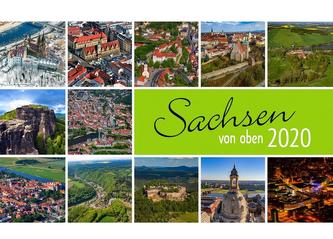 Sachsen von oben kompakt 2020 Tischkalender 21x15 cm