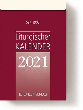 Liturgischer Kalender 2021. Tagesabreißkalender Block