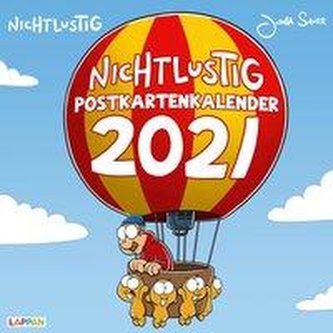 Nichtlustig Postkartenkalender 2021
