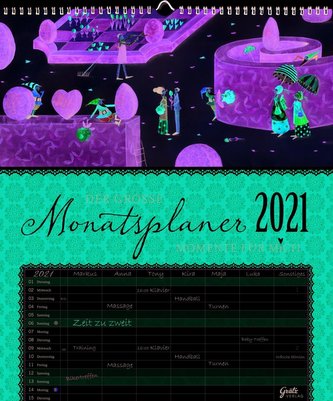 Auf Reisen Großer Monatsplaner 2021