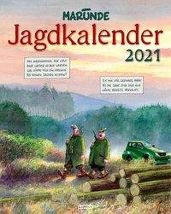 Marunde Jagdkalender 2021: Monatskalender für die Wand im Großformat