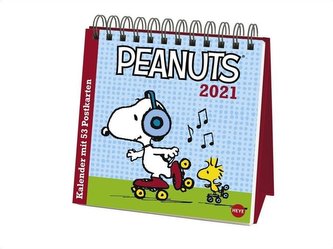 Peanuts Aufstell-Postkartenkalender - Kalender 2021