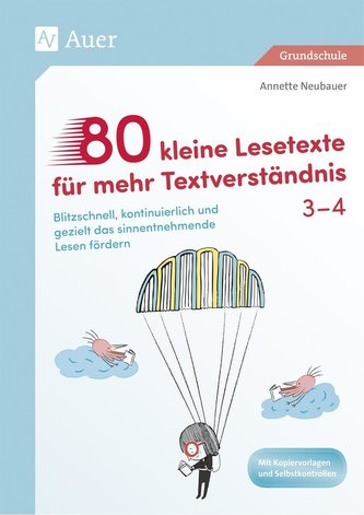 80 kleine Lesetexte für mehr Textverständnis 3/4