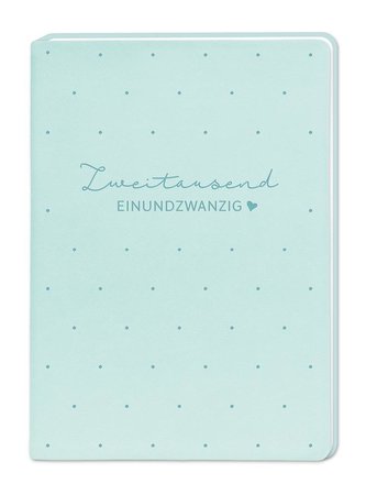 Terminplaner Lederlook A5 Mint 2021