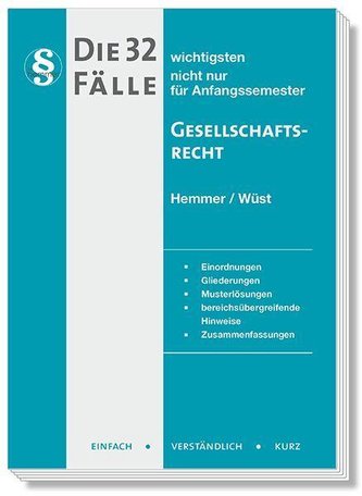32 Fälle Gesellschaftsrecht