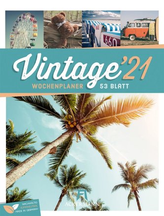 Vintage 2021 - Wochenplaner