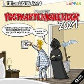 Tot, aber lustig! Postkartenkalender 2021