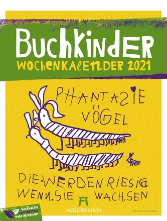 Buchkinder - Wochenplaner 2021