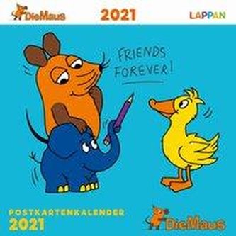 Der Kalender mit der Maus - Postkartenkalender 2021