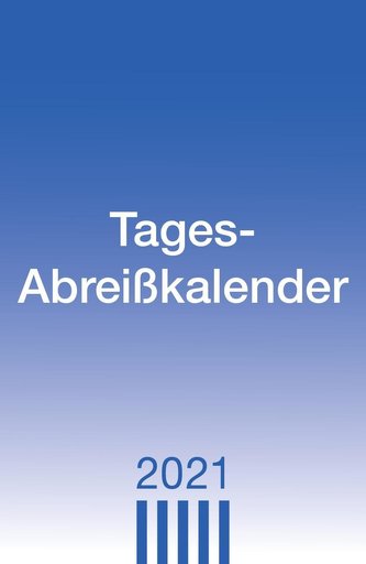 Tagesabreißkalender groß 2021