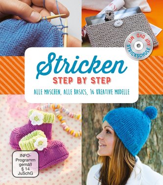 Stricken - Step by Step. Mit Strickschule auf DVD
