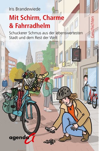 Mit Schirm, Charme & Fahrradhelm